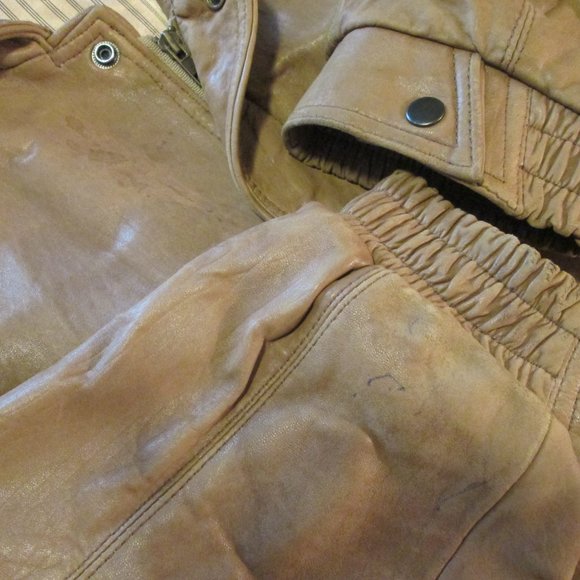 PELLE CUIR GENUINE LEATHER MOCHA JACKET – LINED - Picture 15 of 15